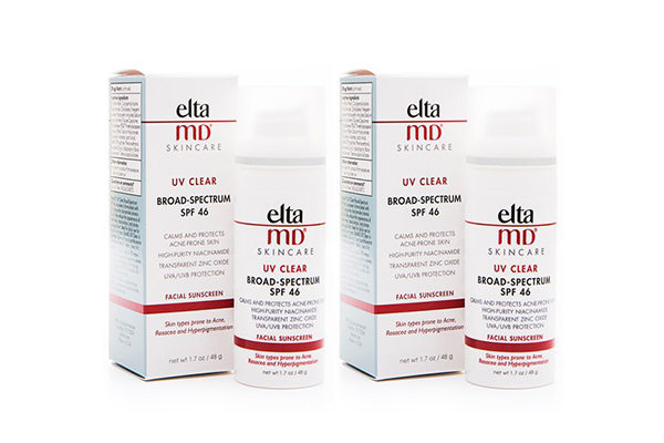Image of EltaMD products sold at Louisiana Women's Aesthetics